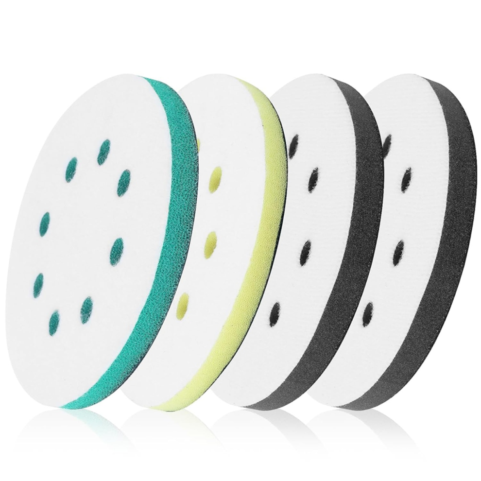 4 Pack Foam Sanding Pads For Orbital Sander 4853784320521