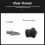 3Pcs Tripod Monopod Legs Feet Replacement Parts 5
