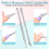 4 stuks weekkom voor manicure, dubbele laag weekkom 3