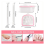 4 stuks weekkom voor manicure, dubbele laag weekkom 6