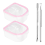 4 stuks weekkom voor manicure, dubbele laag weekkom 1