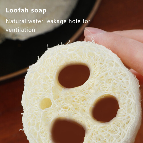 4-6Cm Wide 50Pcs/Lot Natural Loofah Diy Customize Soap Tools 2