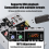 Mesa de Som de 4 Canais com Conectores XLR e Bluetooth, 48V, Plugue UE 5