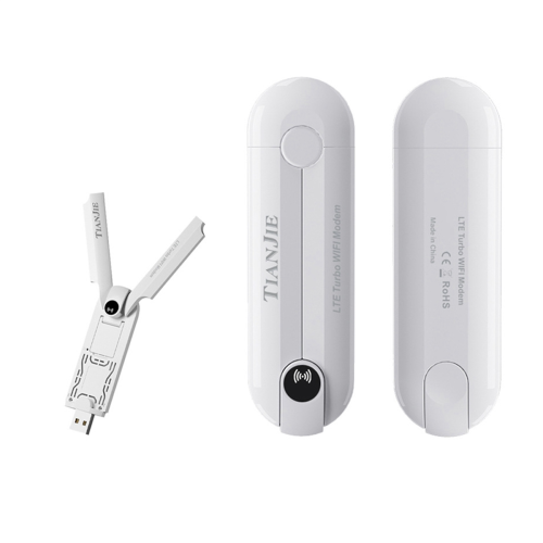 4G USB-modem WiFi-router med dubbla antenner, europeisk version