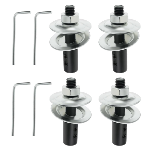 4PCS Bench Grinder Extension Shaft Arbor Extender 8mm to 10mm