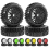 4 st 115 mm 1/8 RC Terrängbilshjul Däck 17 mm Hex C 5
