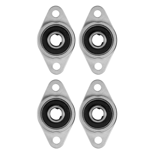 4 peças de mancais com flange romboidal KFL08, diâmetro de 8 mm, para CNC
