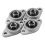 4 peças de mancais com flange romboidal KFL08, diâmetro de 8 mm, para CNC 2