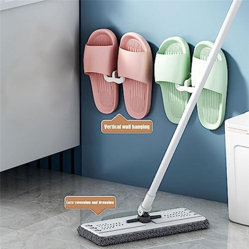 4PCS Wall Mounted Shoe Rack, Self Adhesive Shoe Rack for Door Closet 1