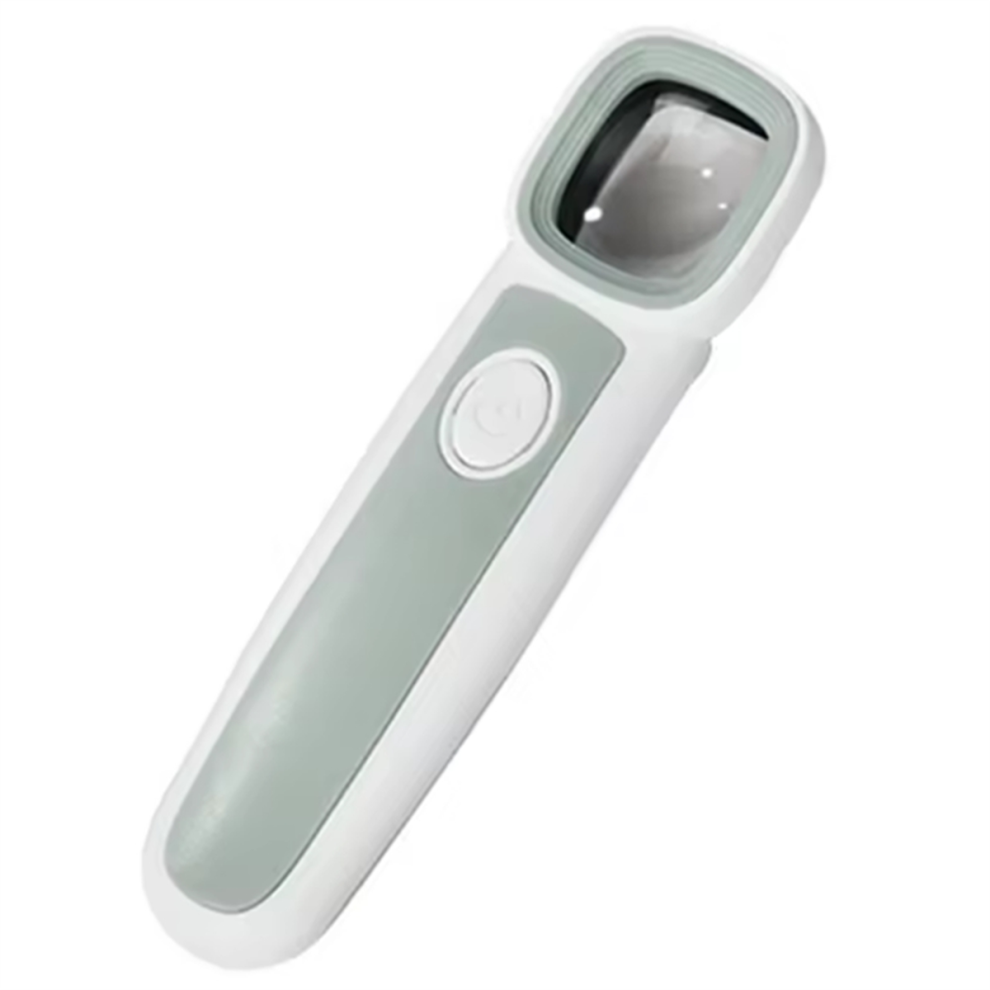 Bez Marki 50X Illuminates Reading Magnifier With 2 Led Lights