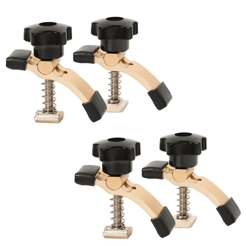4Pcs Quick Acting T-Track Hold Down Clamp For Routers Drill Presses 4853784327285