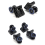 4Pcs Luggage Wheels Suitcase Double Row Roller Hardware Repairing Kit 5