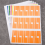 540Pcs/18 Sheets Cable Labels Tags Self Adhesive Waterproof Labels 6