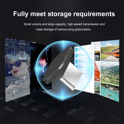 64 GB Mini-USB-Stick, stabil, für Auto, Computer und Fernseher 2