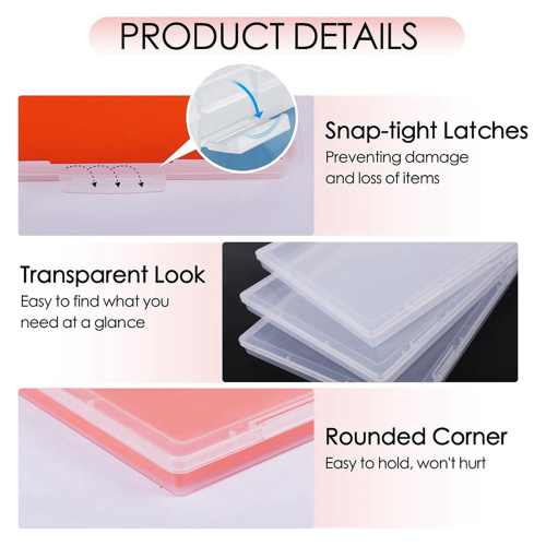 6 Pack Photo Storage Box, for Protecting Scrapbook 2