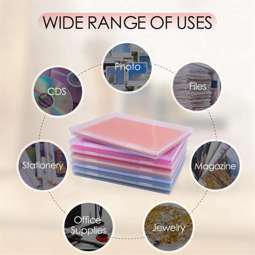 6 Pack Photo Storage Box, for Protecting Scrapbook 1