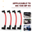 582365 10MM Spark Plug Wire Set for Evinrude 80-140 V4 5