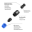 5 stuks 4-pins NL4FC-luidsprekerconnectorplug voor NL4FX NLT4X NL2FC A 4