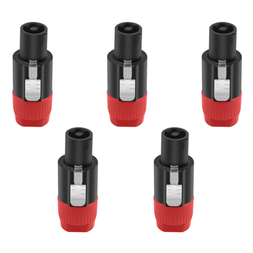 5 stuks 4-pins NL4FC-luidsprekerconnectorplug voor NL4FX NLT4X NL2FC A