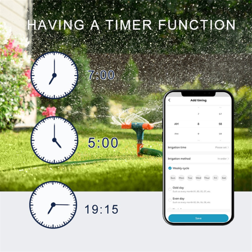 6 Zone Tuya WiFi Indoor Smart Sprinkler Controller EU Plug 1