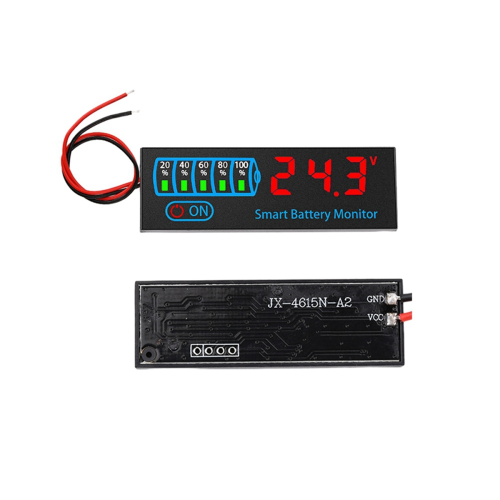 7-55V Acid Battery Level Indicator Tester LED Display Meter,C 1