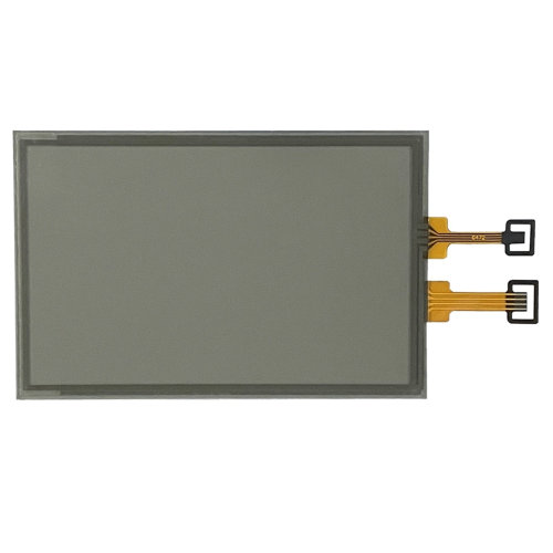 Tela LCD de 7 polegadas com digitalizador de navegação e rádio sensível ao toque.