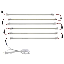 6PCS LED Tube Light 30cm High Brightness Night Bar 2835 Strip EU Plug
