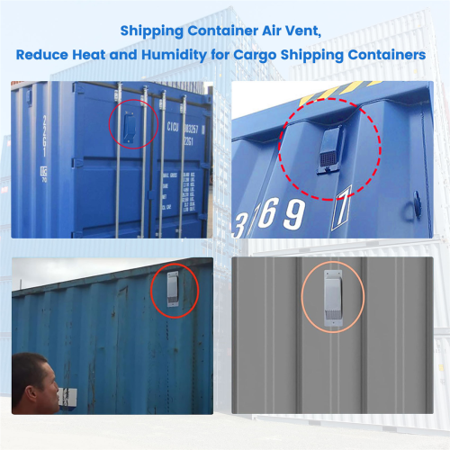 8-teiliges Belüftungsset für Versandcontainer, blau 1