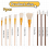 9 Pack Pottery Glaze Brushes Set for Pottery , Acrylic Painting 3