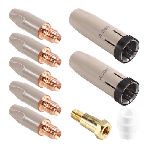 9Pcs 24KD Coating Protection Nozzle 0.8mm MIG Torch