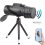 Telescópio monocular HD 80x100 com tripé e adaptador para smartphone 6