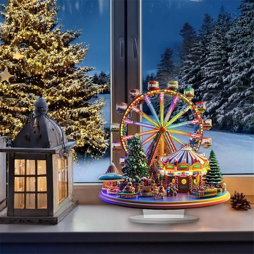 Acryl kerstversiering in speciale vorm voor op het bureau 1