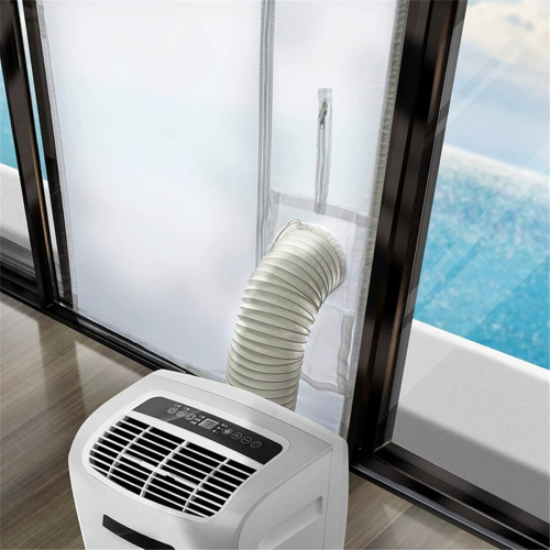 Kit de ventilação para porta de correr com ar condicionado, aproximadamente 25x232cm 2