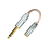 Audio-Adapterkabel 4,4 mm Buchse auf 6,35 mm Stecker auf Buchse 1