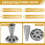 A-Piping Bag Stand, with 8 Slots Nozzles, for Cake Decorating Kit 5