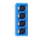 ArtNet MINI DMX512 Ethernet-Beleuchtungssteuerung, Blau 4