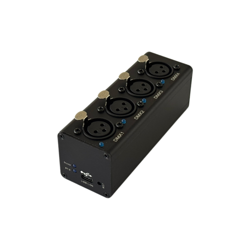 ArtNet MINI DMX512 Ethernet-Beleuchtungscontroller Schwarz 1