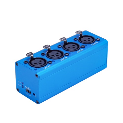 ArtNet MINI DMX512 Ethernet-Beleuchtungssteuerung, Blau 2