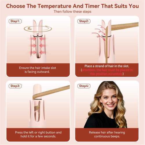 Automatic Curling Iron for Perfect Waves and Styles Comes UK Plug 2