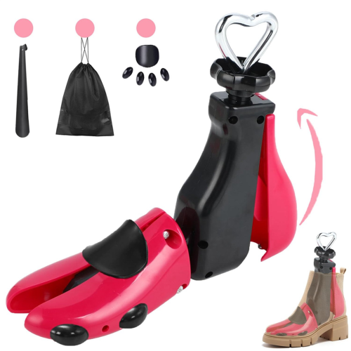 Boot Shoe Stretcher, Shoe Tree Expander Stretch Width & Length,Pink 1