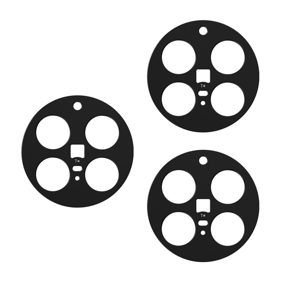 Camera Lens Case For X200 Pro 3Pcs Matte Anti-Scratch Black 4853784361838