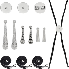 Bolo Tie Finding Kit, Silver Bolo Tie Spänne B