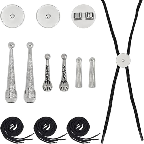 Bolo Tie Finding Kit, Silver Bolo Tie Spänne B