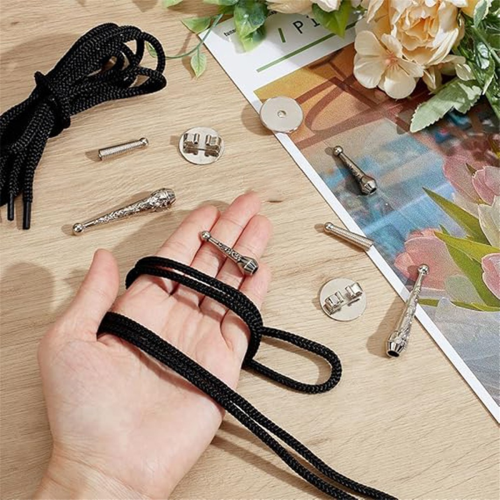 Bolo Tie Finding Kit, Silver Bolo Tie Spänne B 1