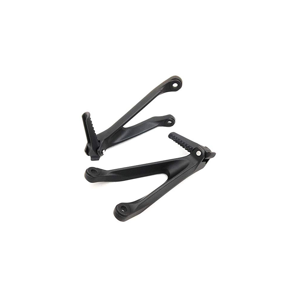 Mt390012 Rear Passenger Foot Pegs Bracket Fit Compatible With Cbr1000rr 2008 2009 2010 Black 689788450612