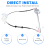 Car Rear Door Window Regulator without Motor for L 5