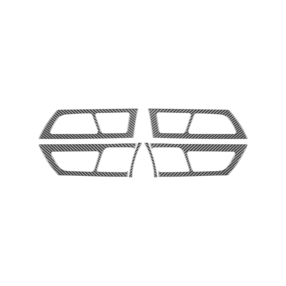 Bez Marki Carbon Fiber Car Inner Door Handle Frame Cover Trim For