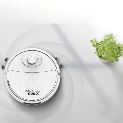 Cleaning Sweeping Robot Automatic Vacuum Robot Cleaning Machine,White 1