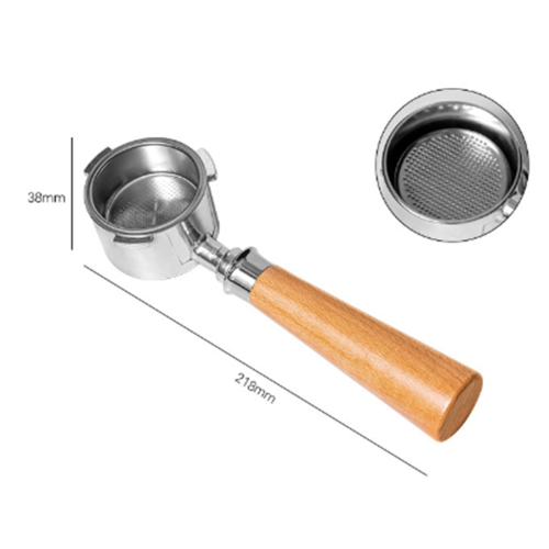 Coffee Bottomless Portafilter for EC680 EC685 EC310 3-Ear Beech 1