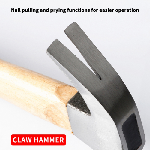 Claw Hammer Multi-Function Woodworking Wooden Handle Shock Absorption 2